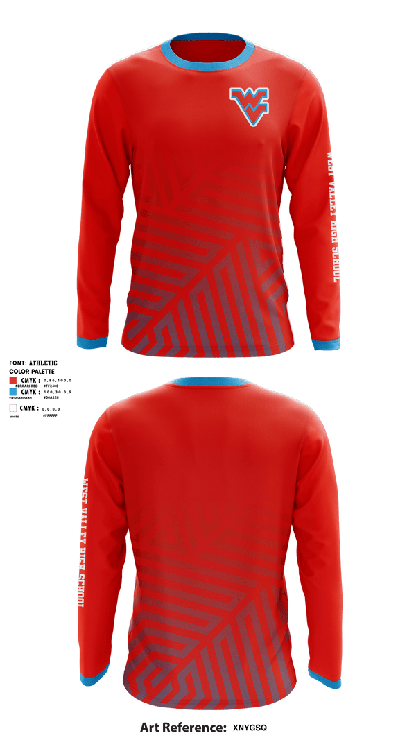 Long Sleeve Rash Guard Shirt, West Valley High School Wrestling, Wrestling, Teamtime, Team time, sublimation, custom sports apparel, team uniforms, spirit wear, spiritwear, sports uniforms, custom shirts, team store, custom team store, fundraiser sports, apparel fundraiser