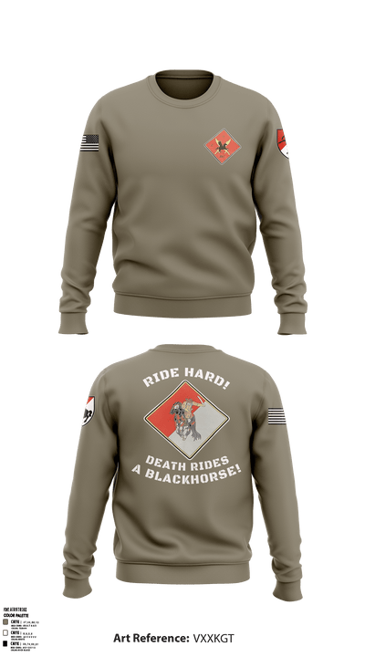 HHT, 2-11th ACR 80807655 Crew Neck Sweatshirt - 2