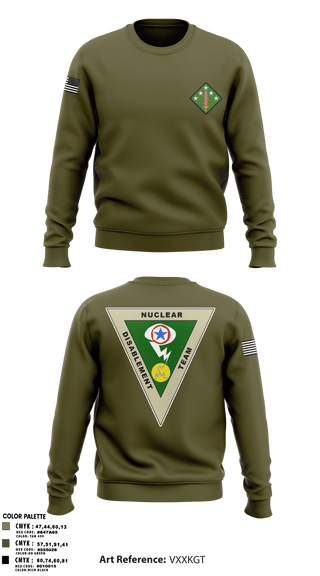 Crew Neck Sweatshirt, , Army, Teamtime, Team time, sublimation, custom sports apparel, team uniforms, spirit wear, spiritwear, sports uniforms, custom shirts, team store, custom team store, fundraiser sports, apparel fundraiser