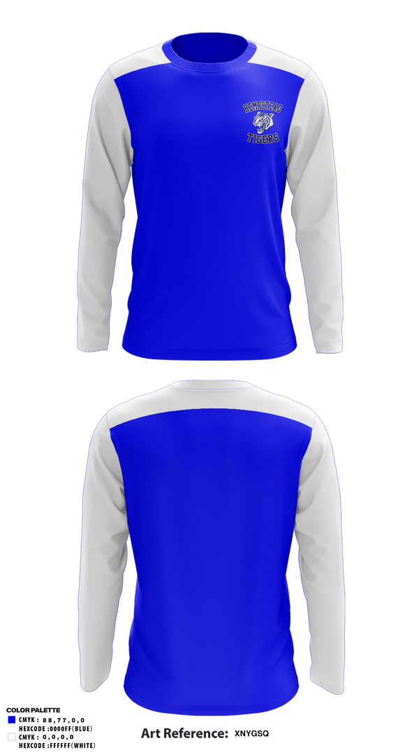 Long Sleeve Performance Shirt, Hempstead High School Baseball, Baseball, Teamtime, Team time, sublimation, custom sports apparel, team uniforms, spirit wear, spiritwear, sports uniforms, custom shirts, team store, custom team store, fundraiser sports, apparel fundraiser