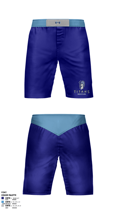 Hopewell High School Wrestling 40250914 Fight Shorts - 1