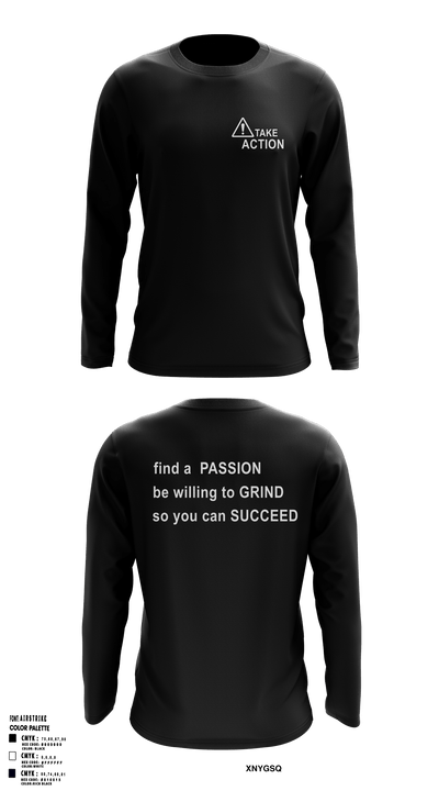 Take Action 37258519 Long Sleeve Performance Shirt - 1