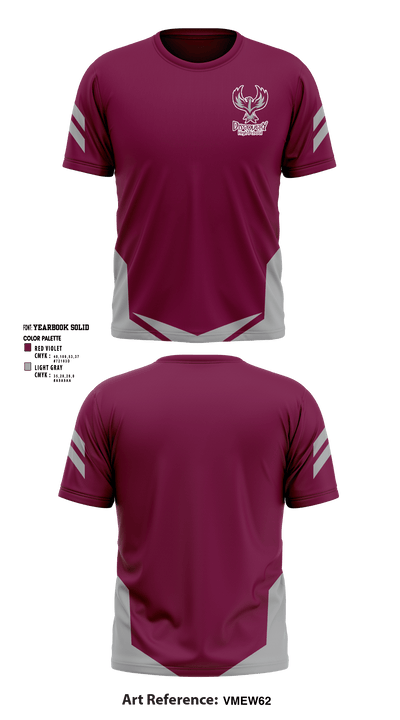 Discovery High School 57440300 Short Sleeve Performance Shirt - 1