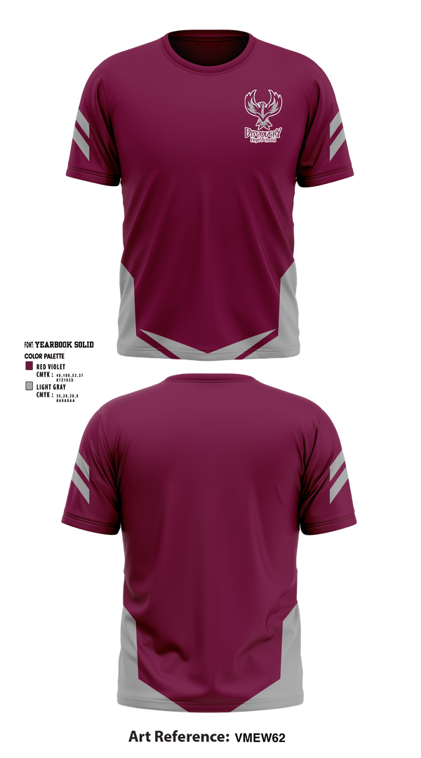 Short Sleeve Performance Shirt, Discovery High School, Spirit Store, Teamtime, Team time, sublimation, custom sports apparel, team uniforms, spirit wear, spiritwear, sports uniforms, custom shirts, team store, custom team store, fundraiser sports, apparel fundraiser