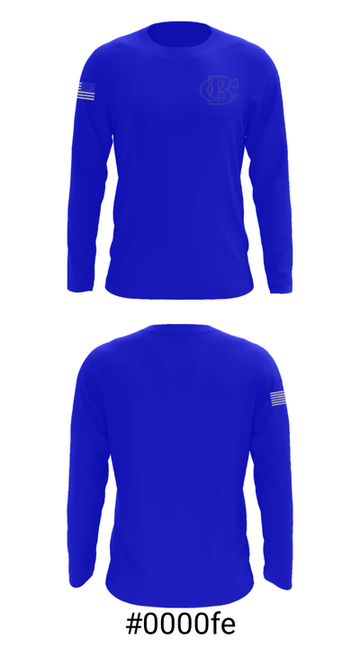 Banks County Middle School Basketball 1508113 Long Sleeve Performance Shirt - 18