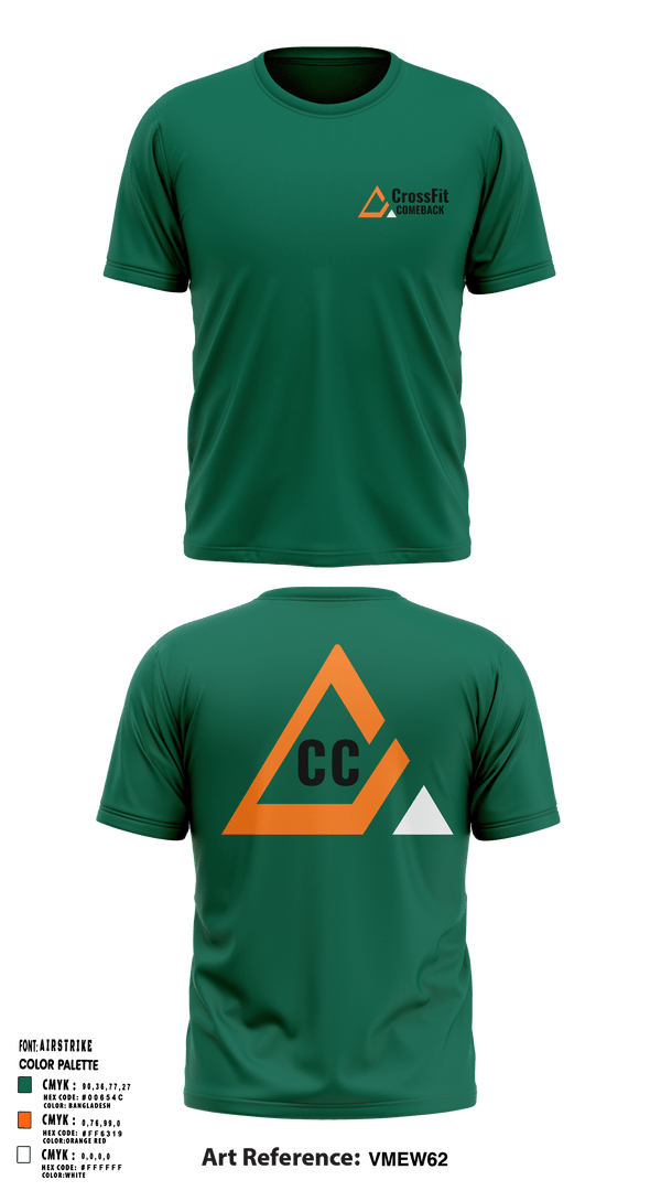 Short Sleeve Performance Shirt, Crossfit ComebackCrossfit Comeback, , Teamtime, Team time, sublimation, custom sports apparel, team uniforms, spirit wear, spiritwear, sports uniforms, custom shirts, team store, custom team store, fundraiser sports, apparel fundraiser