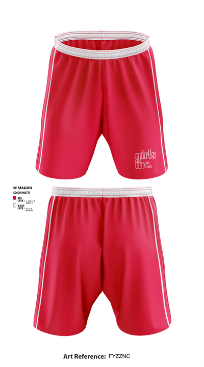 Girls Inc. Camp 54440831 Athletic Shorts With Pockets - 1