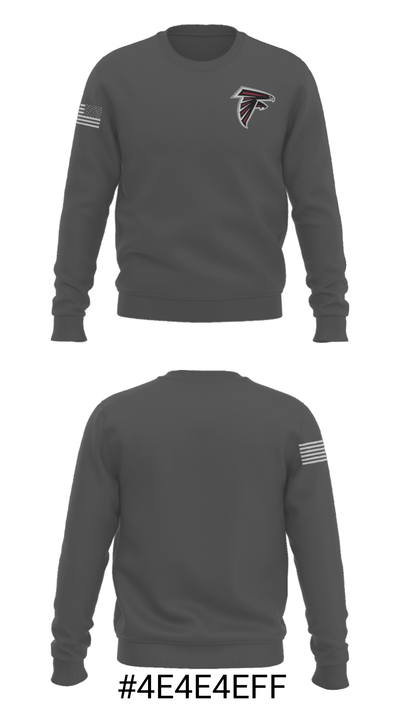Douglas County West Community School Cross Country 47472409 Crew Neck Sweatshirt - 11