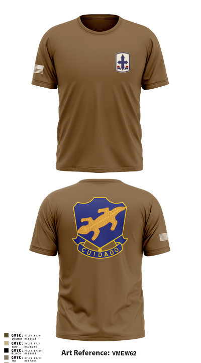 1-158th IN 91040606 Short Sleeve Performance Shirt - 2
