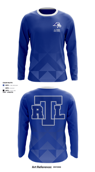 Long Sleeve Performance Shirt, R L Turner High School Baseball, Baseball, Teamtime, Team time, sublimation, custom sports apparel, team uniforms, spirit wear, spiritwear, sports uniforms, custom shirts, team store, custom team store, fundraiser sports, apparel fundraiser