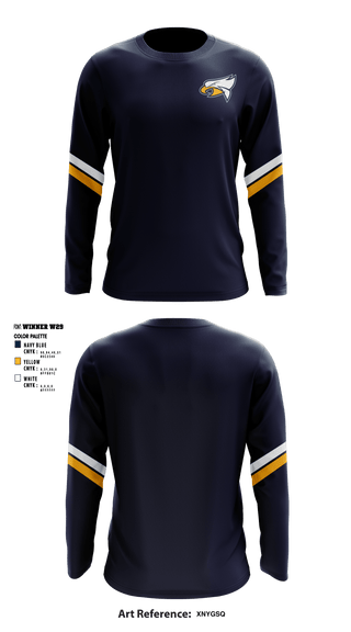 Long Sleeve Performance Shirt, Hudsonville Eagles Hockey, Ice Hockey, Teamtime, Team time, sublimation, custom sports apparel, team uniforms, spirit wear, spiritwear, sports uniforms, custom shirts, team store, custom team store, fundraiser sports, apparel fundraiser