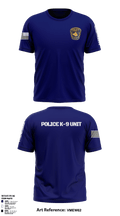 Benedict College Police K-9 18816418 Short Sleeve Performance Shirt - 1