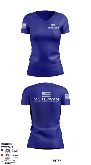 Women's Short Sleeve Vneck Shirt, VetLawn, Army, Teamtime, Team time, sublimation, custom sports apparel, team uniforms, spirit wear, spiritwear, sports uniforms, custom shirts, team store, custom team store, fundraiser sports, apparel fundraiser
