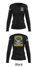 Connecticut State Police 53595968 Women's Long Sleeve V-neck Shirt - 39