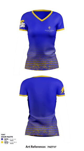 Women's Short Sleeve Vneck Shirt, Christian Academy of Indiana, Spirit Store, Teamtime, Team time, sublimation, custom sports apparel, team uniforms, spirit wear, spiritwear, sports uniforms, custom shirts, team store, custom team store, fundraiser sports, apparel fundraiser