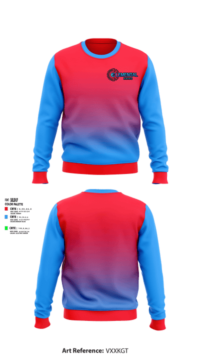 Elemental HVAC 42823067 Crew Neck Sweatshirt - 1