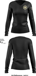 JCSD 10843729 Women's Long Sleeve V-neck Shirt - 1