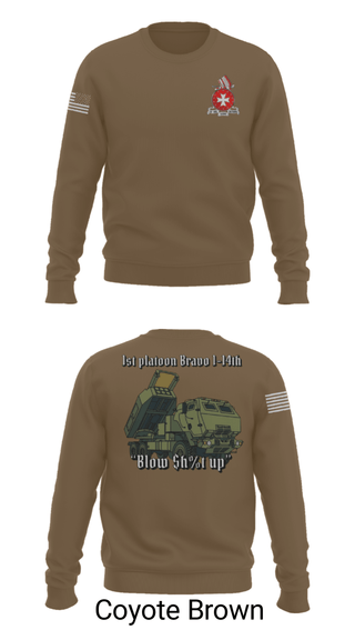 Crew Neck Sweatshirt, , Army, Teamtime, Team time, sublimation, custom sports apparel, team uniforms, spirit wear, spiritwear, sports uniforms, custom shirts, team store, custom team store, fundraiser sports, apparel fundraiser