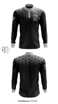 West Prairie Senior High School Basketball 90444725 Quarter Zip Jacket - 1
