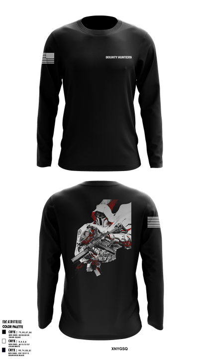 Bounty Hunters 19819383 Long Sleeve Performance Shirt - 1