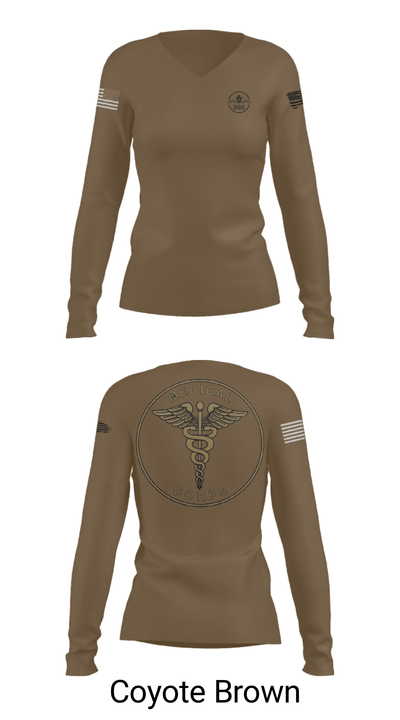 509 medical group 29624901 Women's Long Sleeve V-neck Shirt - 38