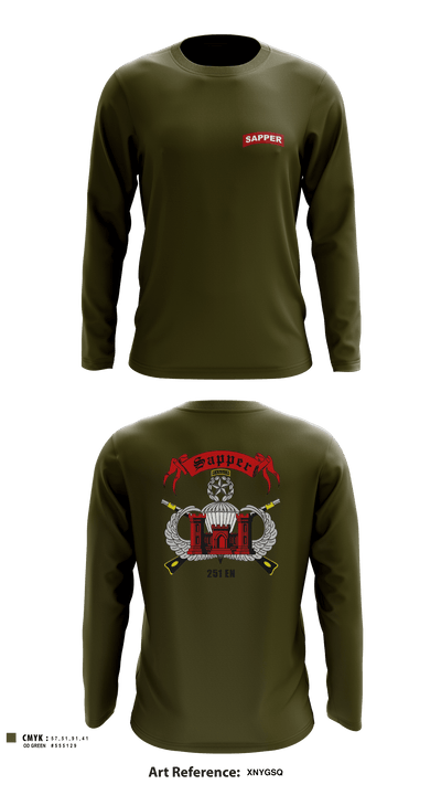 251 EN (SAPPER) 36570937 Long Sleeve Performance Shirt - 3