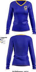 North County Middle School Volleyball 12267095 Women's Long Sleeve V-neck Shirt - 1