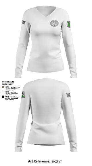 Women's Long Sleeve Vneck Shirt, , Army, Teamtime, Team time, sublimation, custom sports apparel, team uniforms, spirit wear, spiritwear, sports uniforms, custom shirts, team store, custom team store, fundraiser sports, apparel fundraiser