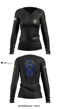 Tucson Police Department Operations Division Midtown Community Response Team 20336638 Women's Long Sleeve V-neck Shirt - 1
