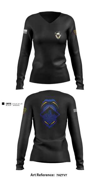 Women's Long Sleeve Vneck Shirt, , Police, Teamtime, Team time, sublimation, custom sports apparel, team uniforms, spirit wear, spiritwear, sports uniforms, custom shirts, team store, custom team store, fundraiser sports, apparel fundraiser