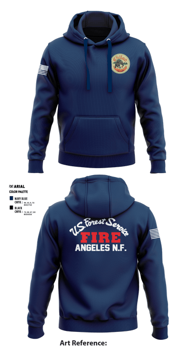 Chilao fire camp 45383717 Hoodie - 4