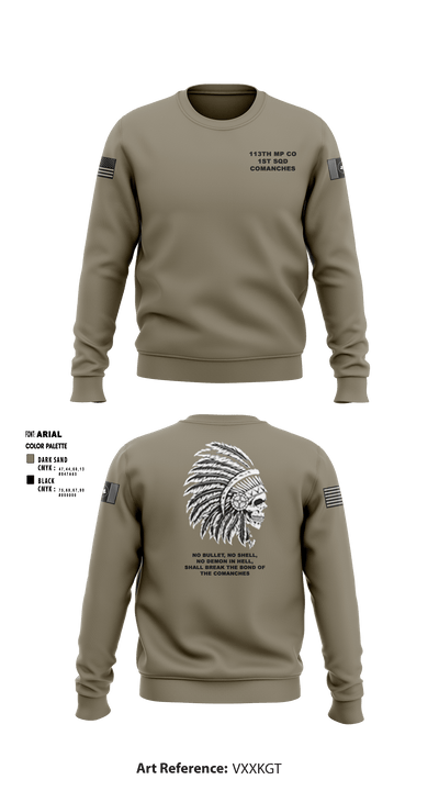 113th MP Company 24456487 Crew Neck Sweatshirt - 3