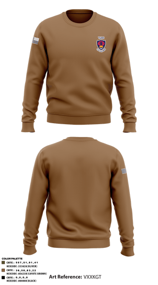 Crew Neck Sweatshirt, , Army, Teamtime, Team time, sublimation, custom sports apparel, team uniforms, spirit wear, spiritwear, sports uniforms, custom shirts, team store, custom team store, fundraiser sports, apparel fundraiser