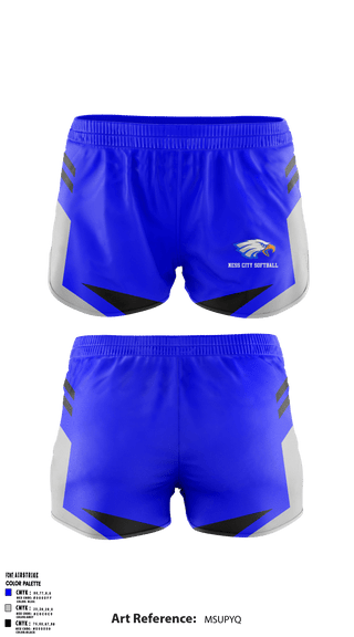 Women's Shorts, Ness City High School Softball, Softball, Teamtime, Team time, sublimation, custom sports apparel, team uniforms, spirit wear, spiritwear, sports uniforms, custom shirts, team store, custom team store, fundraiser sports, apparel fundraiser