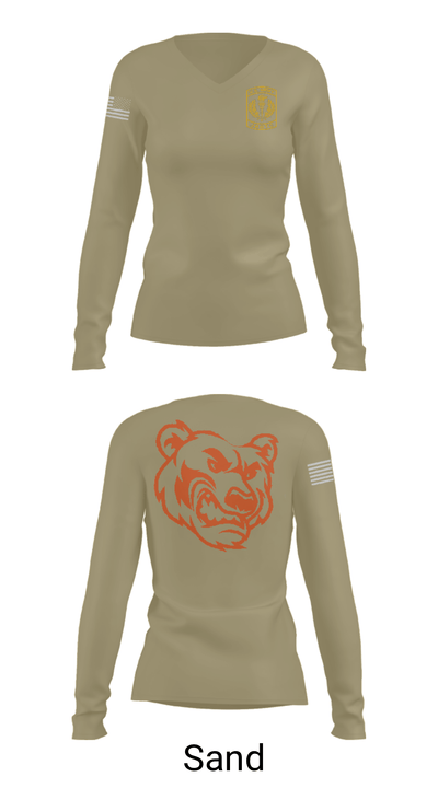 Trevor G. Browne 7825147 Women's Long Sleeve V-neck Shirt - 41