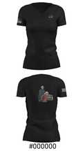 Baker Team Bounty Hunters 96726198 Women's Short Sleeve V-neck Shirt - 21