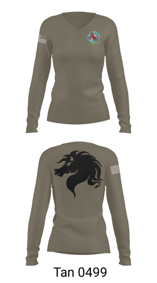 Women's Long Sleeve Vneck Shirt, , Air Force, Teamtime, Team time, sublimation, custom sports apparel, team uniforms, spirit wear, spiritwear, sports uniforms, custom shirts, team store, custom team store, fundraiser sports, apparel fundraiser