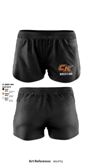 Women's Shorts, CK Wrestling, Wrestling, Teamtime, Team time, sublimation, custom sports apparel, team uniforms, spirit wear, spiritwear, sports uniforms, custom shirts, team store, custom team store, fundraiser sports, apparel fundraiser