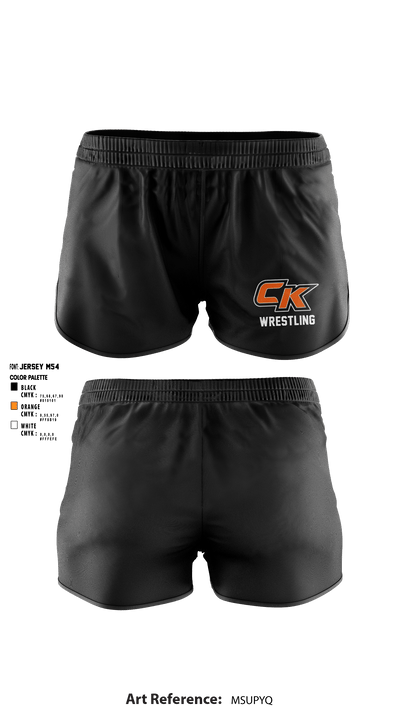 CK Wrestling 95145120 Women's Shorts - 1