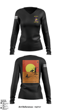 HHC, 2ND BN, 3RD SFAB 35059132 Women's Long Sleeve V-neck Shirt - 51