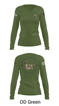 Military Match Team 72422312 Women's Long Sleeve V-neck Shirt - 39