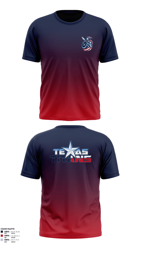 Short Sleeve Performance Shirt, Texas Titans Youth Football, Football, Teamtime, Team time, sublimation, custom sports apparel, team uniforms, spirit wear, spiritwear, sports uniforms, custom shirts, team store, custom team store, fundraiser sports, apparel fundraiser
