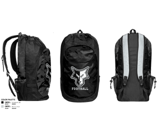 Gear Bag, Waverly-South Shore Coyotes, Football, Teamtime, Team time, sublimation, custom sports apparel, team uniforms, spirit wear, spiritwear, sports uniforms, custom shirts, team store, custom team store, fundraiser sports, apparel fundraiser