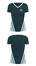 Peabody Veterans Memorial High School Diving 92053011 Women's Short Sleeve V-neck Shirt - 25
