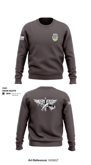 Crew Neck Sweatshirt, , Police, Teamtime, Team time, sublimation, custom sports apparel, team uniforms, spirit wear, spiritwear, sports uniforms, custom shirts, team store, custom team store, fundraiser sports, apparel fundraiser