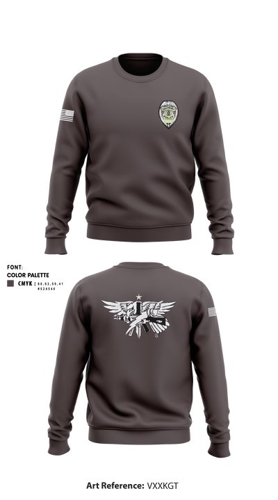 Salisbury Police Special Response Team 23814331 Crew Neck Sweatshirt - 5