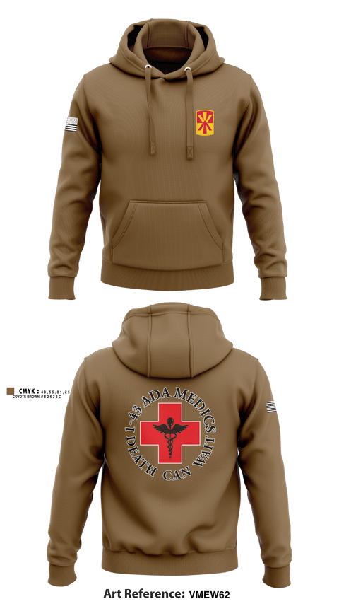 Hoodie, Medics, 1-43 ADA, Army, Teamtime, Team time, sublimation, custom sports apparel, team uniforms, spirit wear, spiritwear, sports uniforms, custom shirts, team store, custom team store, fundraiser sports, apparel fundraiser