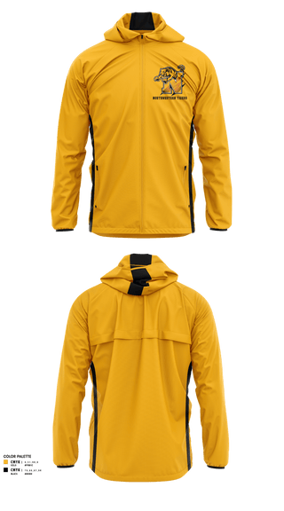 Windbreaker, Northwestern Tigers, Football, Teamtime, Team time, sublimation, custom sports apparel, team uniforms, spirit wear, spiritwear, sports uniforms, custom shirts, team store, custom team store, fundraiser sports, apparel fundraiser