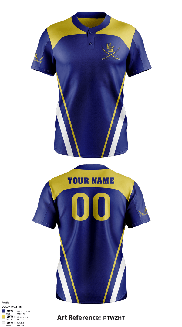 Two Button Softball Jersey, Conquistadors, Softball, Teamtime, Team time, sublimation, custom sports apparel, team uniforms, spirit wear, spiritwear, sports uniforms, custom shirts, team store, custom team store, fundraiser sports, apparel fundraiser