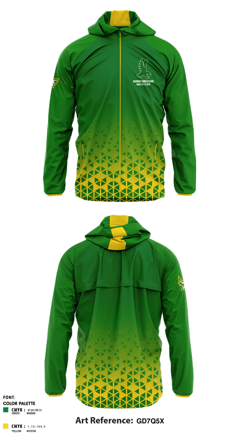 Windbreaker, Akron Firestone High School Wresling, Wrestling, Teamtime, Team time, sublimation, custom sports apparel, team uniforms, spirit wear, spiritwear, sports uniforms, custom shirts, team store, custom team store, fundraiser sports, apparel fundraiser